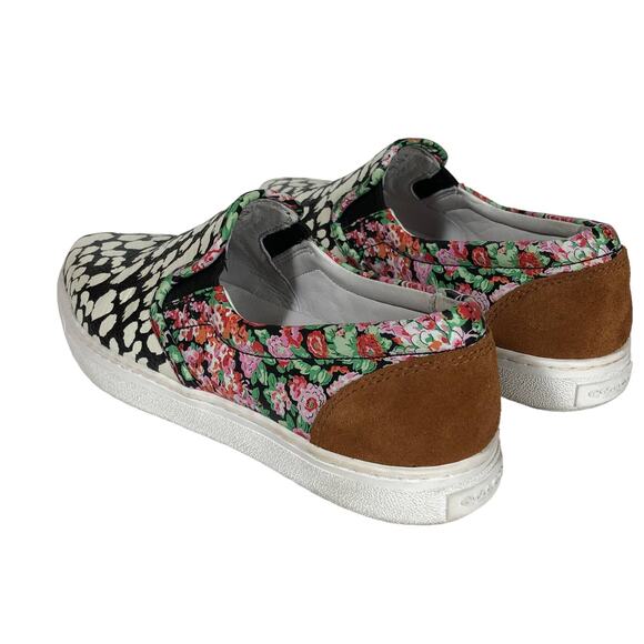 Coach Floral Animal Print Sneaker C103 Limited Edition, 6.5, Loafers Mob Wife - Picture 4 of 15